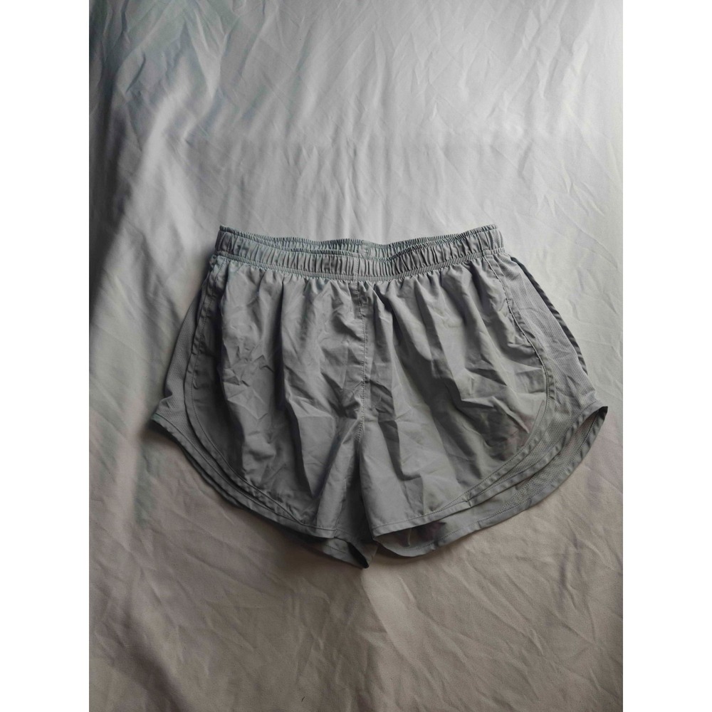 Nike Dri-Fit Running Shorts Womens Size Large Gray Sporty Athleisure Gym Workout